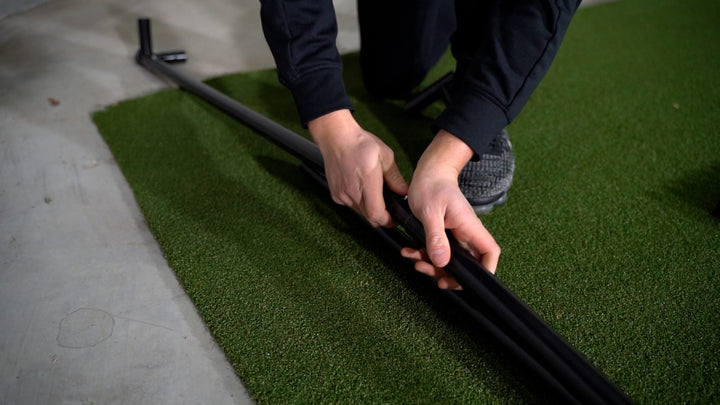SimBox Golf Simulator Enclosure - 7 sizes, Pro + Impact Screen and Frame INCLUDES FREE SIDE BARRIERS