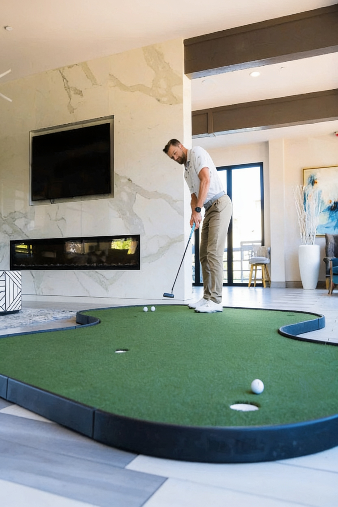 SIGPRO Double Break Putting Green
